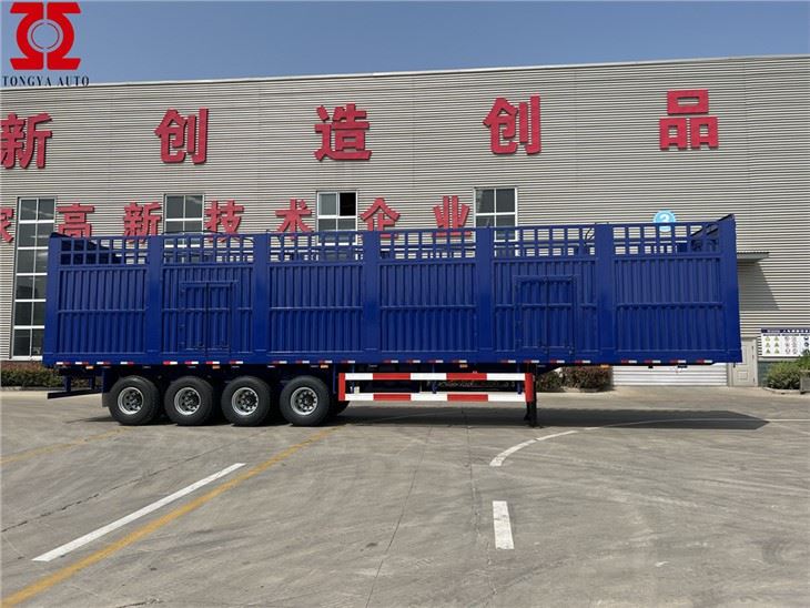 4axles Stake Semi Trailer