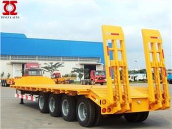 4axles Low Bed Semi Trailer