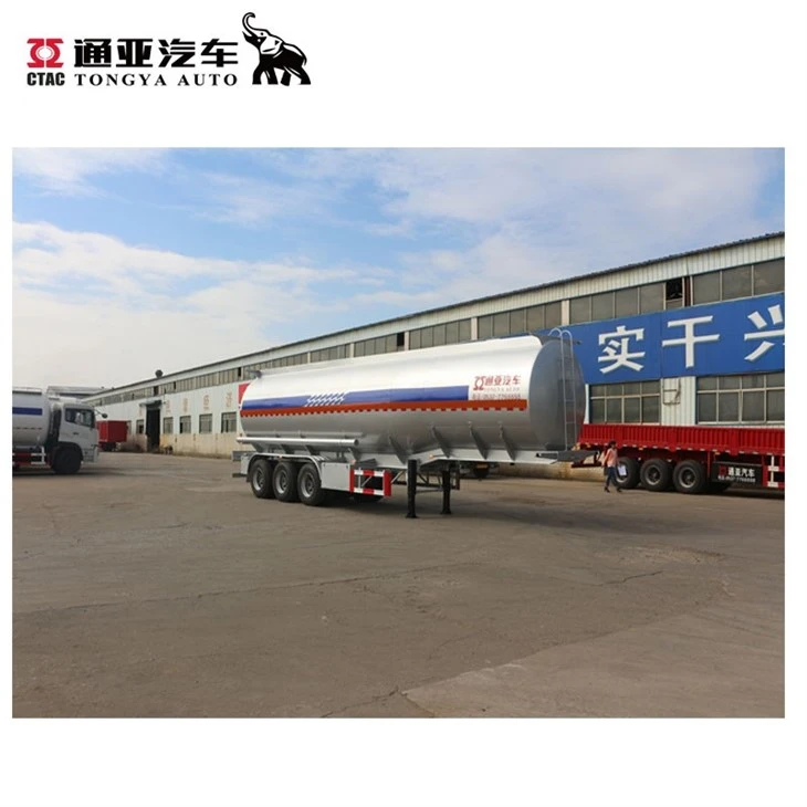 50000L Tri Axle Stainless Steel Petrol Fuel Tanker Trailer