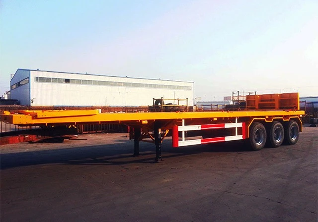 China Hot Sale Flatbed Tractor Trailer With Durable Quality