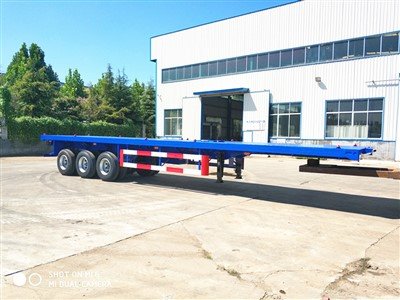 40ft Container Flatbed Truck Trailer