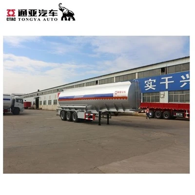 50000L Tri Axle Stainless Steel Petrol Fuel Tanker Trailer
