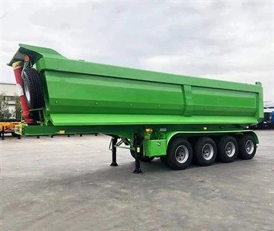 Hydraulic Cylinder U Type 3alxes End Rear Dump Truck For Sale