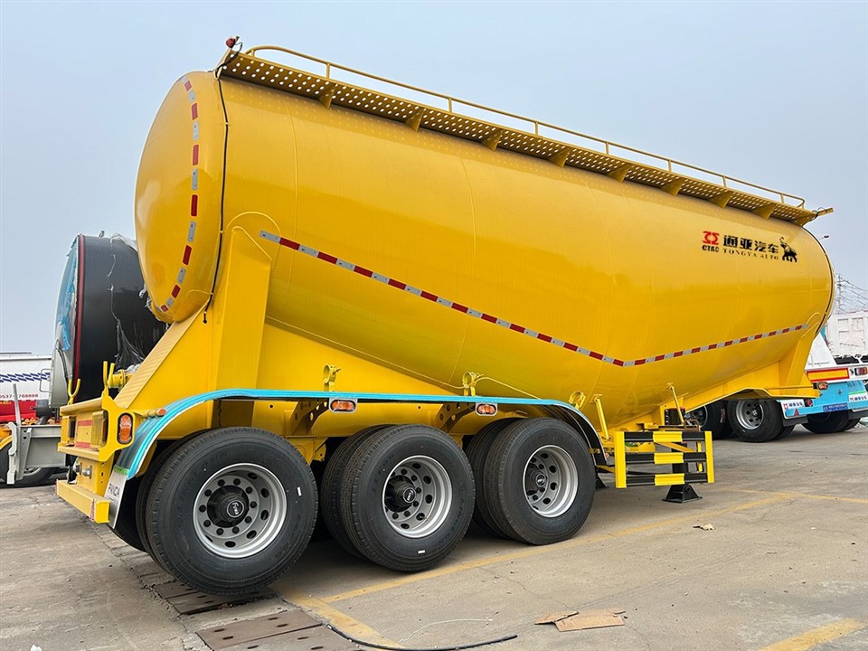 3 Axle Powder Tanker Semi Trailer For Sale factory