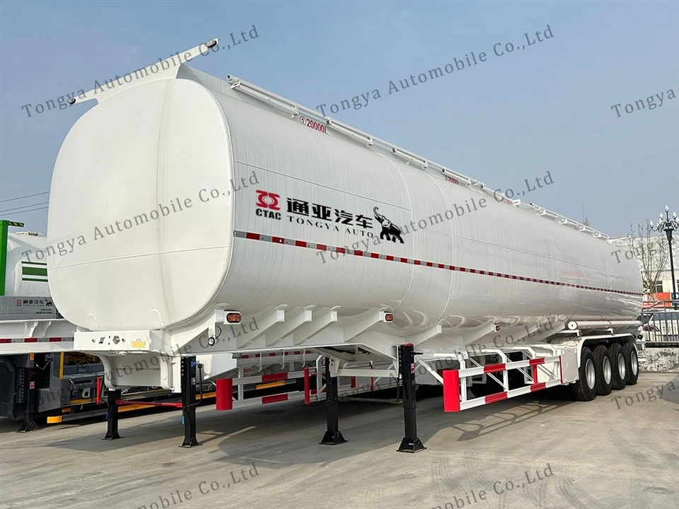 4 Axle 80000L Fuel Tanker Semi Trailer