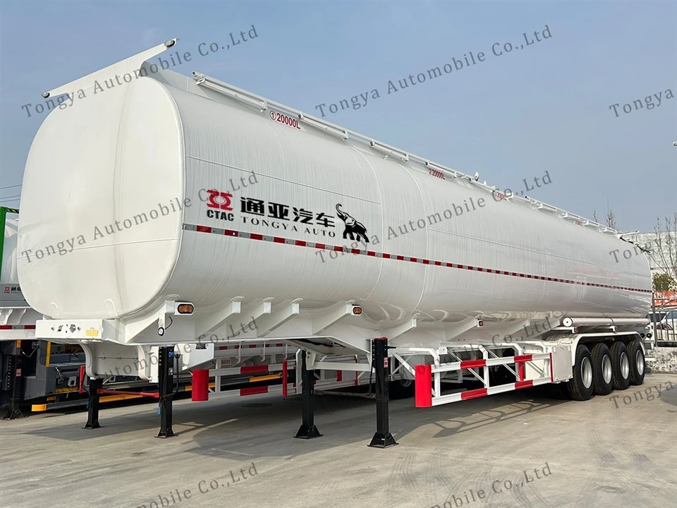 4 Axle 80000L Fuel Tanker Semi Trailer high quality