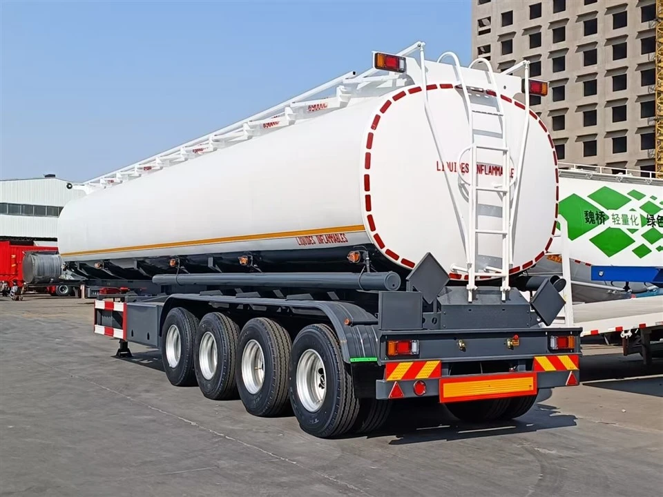 4 Axle Fuel Tanker Semi Trailer suppliers
