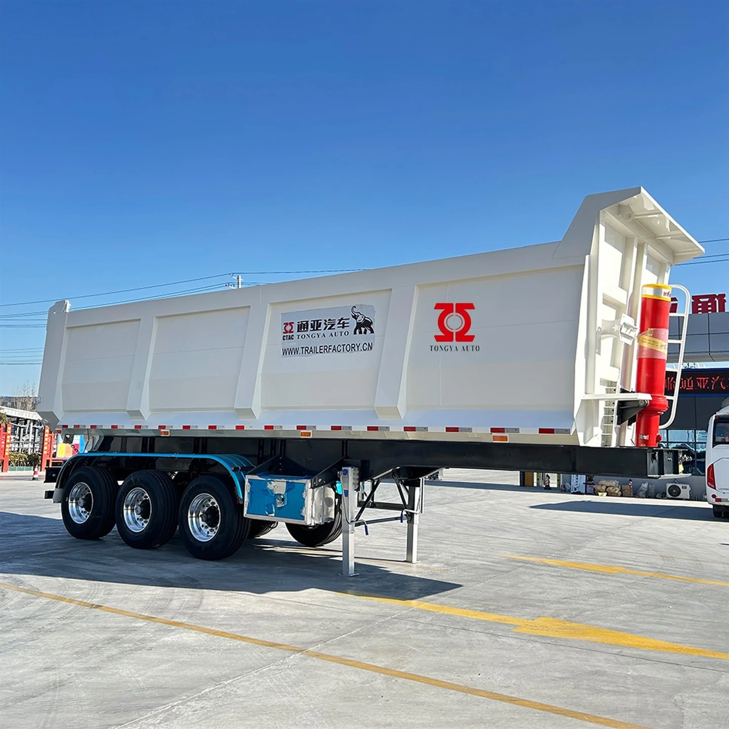 40T REAR DUMP SEMI TRAILER