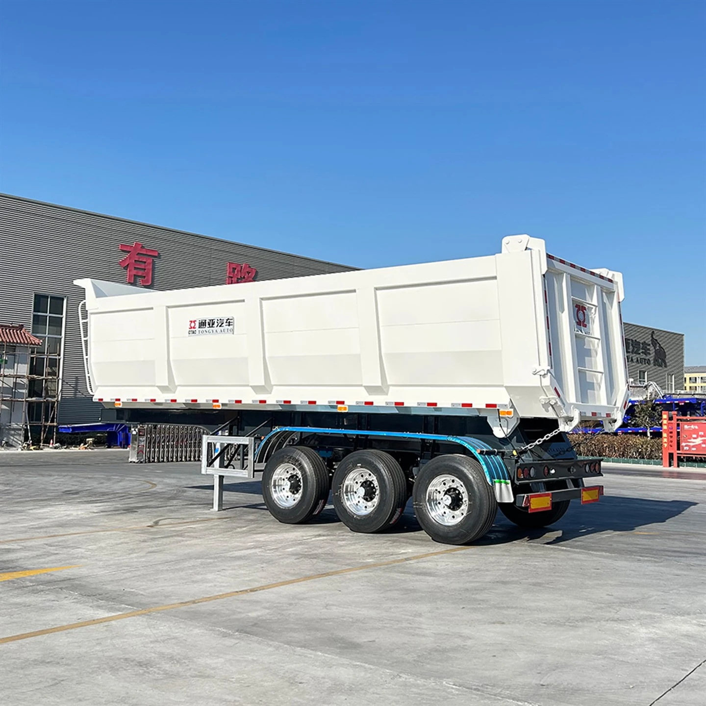 40T REAR DUMP SEMI TRAILER