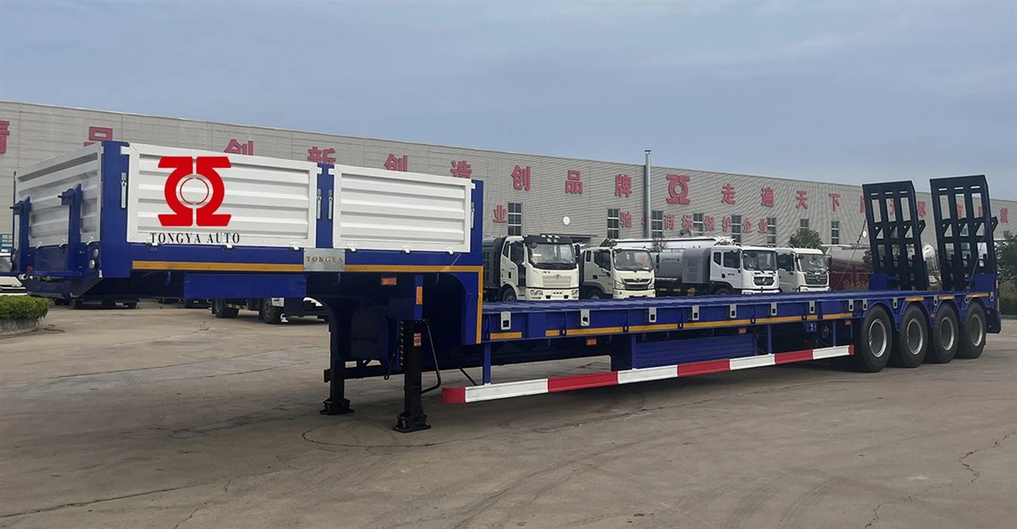 80T Low Bed Semi Trailer