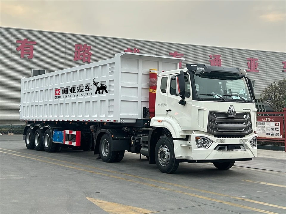 Dump Semi Trailer With Hydraulic Cylinder