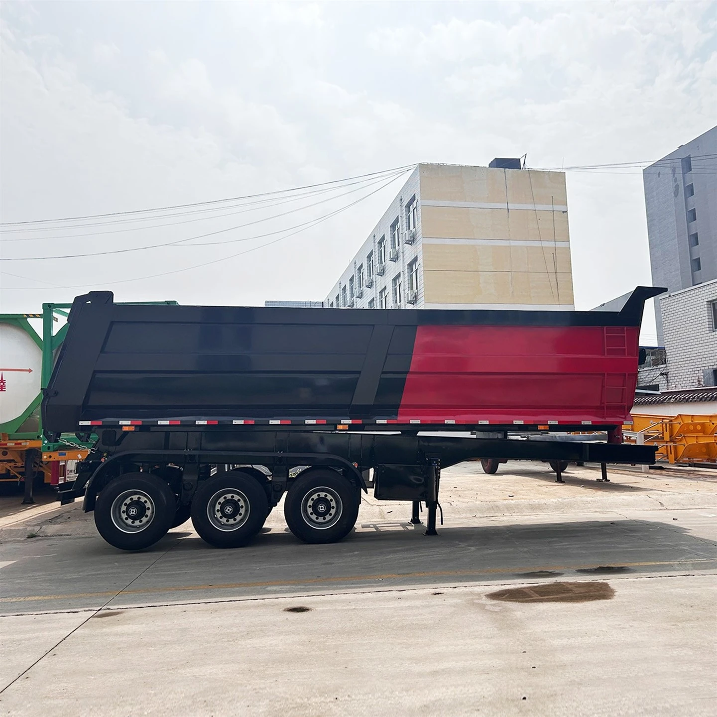 U Type dump Semi Trailer