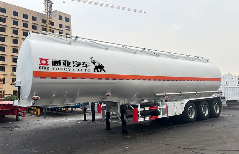 3 Axle 45000 Liter Fuel Tanker Semi Trailer