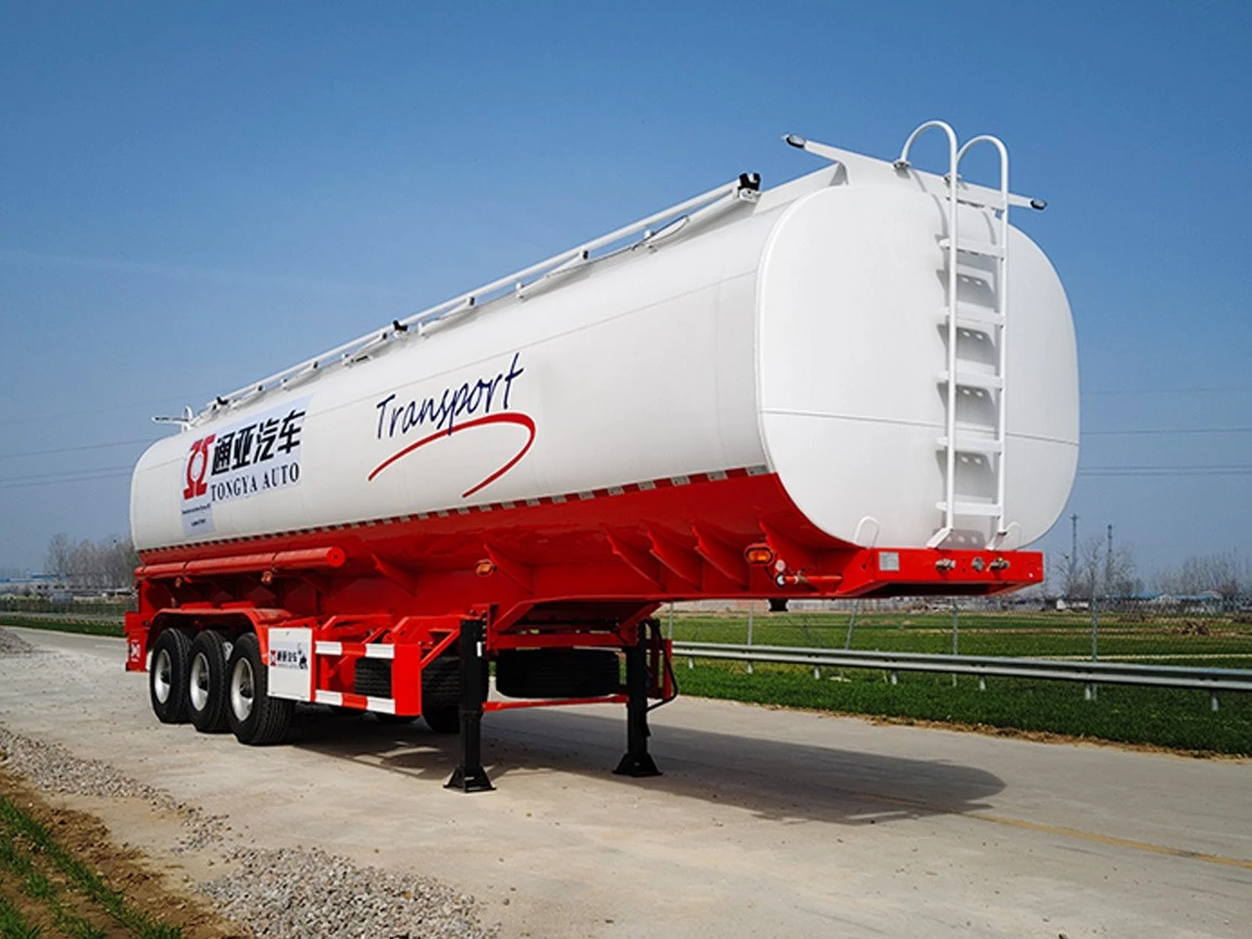 Single Tire Oil Tanker Semi Trailer