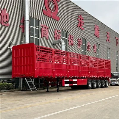 5 Axle Fence Skeleton Semi Trailer