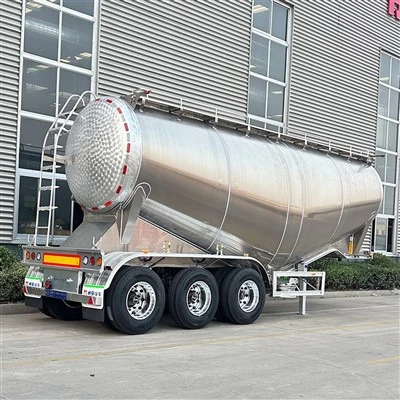 Aluminum Bulk Cement Tanker Trailer