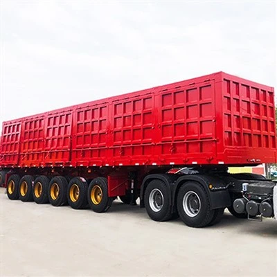 Made in China Hydraulic Cylinder Side Tipper Semi Trailer With World Class Quality