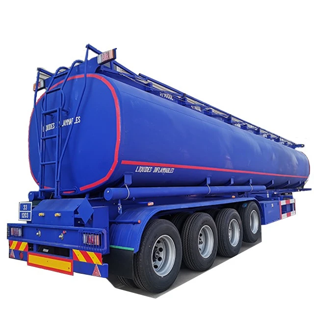 TONGYA Hot Sale 4 Axle Oil Liquid Fuel Tanker Trailers Tank Semi Trailer